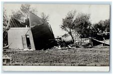 1908 G. Hilgrew Home Wrecked By Tornado Disaster Geneva NE RPPC Photo Postcard picture