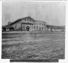 Photo:San Francisco California Mission Dolores 1866 Church Stereograph picture