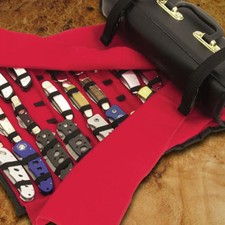 Professional 50 Folding Pocket Knife Roll Collection Storage Display Case New picture