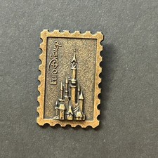 EuroDisney Bronze Castle, Stamp Like Pin Disney Pin 1293 picture
