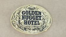 Vintage 1970s Golden Nugget Hotel Casino Belt Buckle  picture