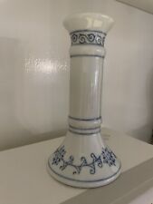 Blue and White Porcelain 6” Candle Holder picture