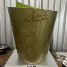 Signed Herve Deschamps Cellar Master Perrier Jouet , champagne ice bucket  picture