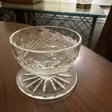 Waterford Colleen Dessert Bowl Footed Cut Glass Vintage Waterford Crystal Bowl picture