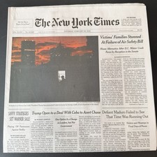 The New York Times Newspaper February 28 2026 Clinton Testifies on Epstein A16 picture