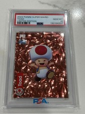2022 Panini Super Mario Limited Edition Fragmented Reality Toad PSA 10 🔥 picture