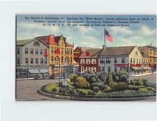 Postcard The Square at Gettysburg Pennsylvania USA picture