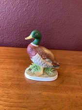 Vintage 1983 Lefton China Handpainted Mallard Duck Figurine #04485 picture