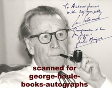 GEORGES SIMENON~ PHOTOGRAPH - SIGNED ~JULES MAIGRET picture
