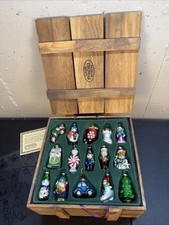 Thomas Pacconi Museum Series 1900- 2000 29 Piece Crated Christmas Glass Ornament picture
