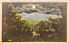 Postcard NC The Craggies by Moonlight Heart of Blue Ridge Mts Vintage PC K498 picture