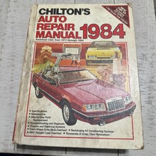 Chilton Auto Repair Manual 1984 American Cars 1977-1984 Hardcover 7325 picture
