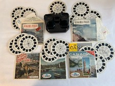 Vintage Sawyer’s View-Master Black Viewer + 5 Travel Stereo Picture Sets  picture