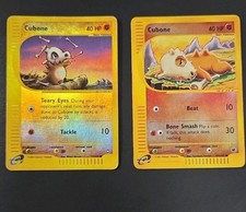 Pokemon TCG Expedition 2002 ENG Cubone 77/147 + 103/165 Reverse Holo picture