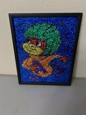 Atom Ant Foil Art Framed Cartoon Figure 8.5x10.5” picture