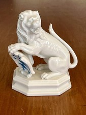 Nymphenburg Porcelain ￼ RARE  Standing Lion With Poking Tongue - Very Unique picture