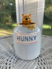 Vintage Schmid Winnie the Pooh Animated Hunny Honey Pot Music Box Japan Flaws picture
