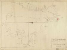 1766 Map of Subic Port | Philippines | Subic Bay | Vintage Subic Bay Philippines picture