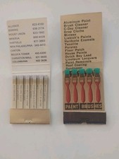 Lot of 2 Unstruck Advertisement Feature Matchbooks picture