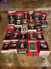 Lot Of 27 Vintage 80s And 90s Various Hallmark Ornaments ALL in BOXES (used) picture