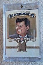 WHITE HOUSE WOOD PRESIDENT JOHN KENNEDY UPPER DECK 2012 GOODWIN CHAMPIONS RARE picture