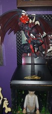 Yugioh 5ds Red Dragon Archfiend Anime Statue Action Figure With Base Japanese  picture