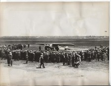 1956 Press Photo of Charles Lindberghs Spirit of St Louis before Flight in 1927 picture