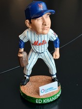 SIGNED Ed Kranepool New York Mets Syracuse 7/14/2019 SGA Bobblehead AUTOGRAPHED picture