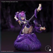 1:8 Projekt Melody VTuber Fan Art UNPAINTED High Quality Garage Kit picture