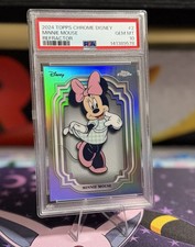2024 Topps Chrome Disney Minnie Mouse #2 Refractor PSA 10 Gem RARE Grail picture