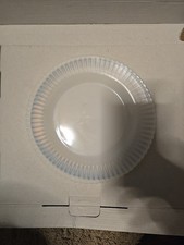 Vintage Macbeth-Evans Petalware Serving Platter, Opaque White Plate picture