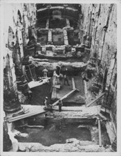 Arnhem battlefields revealing hidden Roman ruins beneath a bombed  Old Photo picture