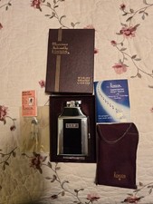 1950s Ronson Mastercase Lighter Includes Original Box Fabric Case Lots More picture