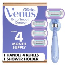 Gillette Venus Razor for Women, Extra Smooth Contour, Includes 1 Reusable Razor picture