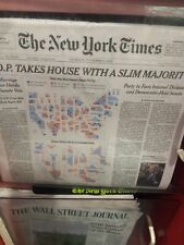 The New York Times Thursday November 17 2022 G.O.P. TAKES HOUSE WITH A SLIM... picture