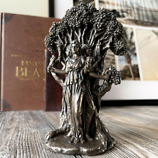 Triple Moon Goddess Of Magic Hecate Cold Cast Bronze Statue Sculpture Art Décor picture