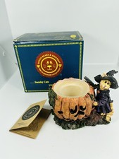 Boyd’s Bears Sabrina Punkinpuss Spooky Creations Halloween Candle Holder #81011 picture