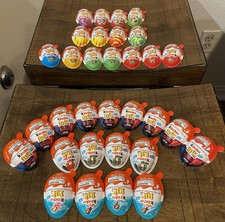 Lot of 32 Kinder Joy Unopened Suprise Eggs (Toys Only) Sealed Various Types picture