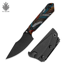 Kizer Mini Harpoon Drop Point Pocket Fixed Knife 3V Blade G10 Handle With Sheath picture