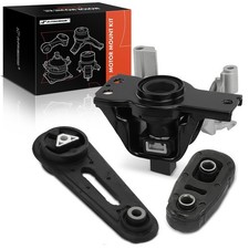 A-Premium 3PCS Engine Motor Mount and Torque Strut Set Compatible Black  picture