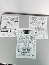 Matt Quigley Original Comic Art Lot 3 Pages Totally Guitars 2010 2011 picture