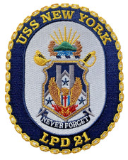 Ship's crest patch of USS NEW YORK (LPD-21) picture