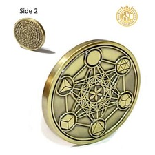 Metatron's Cube 72 names of God kabbalah King Solomon Coin seal picture