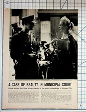 1950s Kansas City Court Beauty Pat Rice Magazine Page Ephemera Print picture