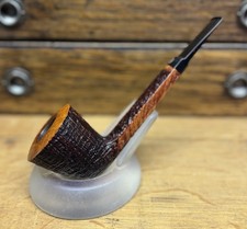 Mastro De Paja Two Sun 1C Media Oval Shank Dublin Superb Italian Estate Pipe picture