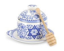 Spode Judaica Honey Pot picture