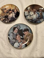 Three Stooges Franklin Mint Limited Edition Plate Numbered Lot of 3 Great Item picture