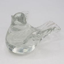 Clear Glass Bird Figure Figurine picture