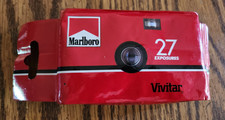 Vintage Sealed Marlboro Cigarettes Promotional Camera In Sealed Pack picture