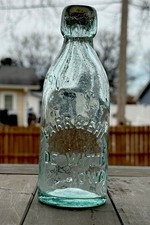 DEWITT, IOWA very rare 1876-1880 Blob Top Soda Bottle Barr & Ehl picture
